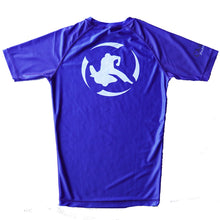 Load image into Gallery viewer, Youth - Classic Rash Guard Blue and Black