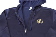 Load image into Gallery viewer, Poly Tech Zip-Up Jacket Navy/Gold